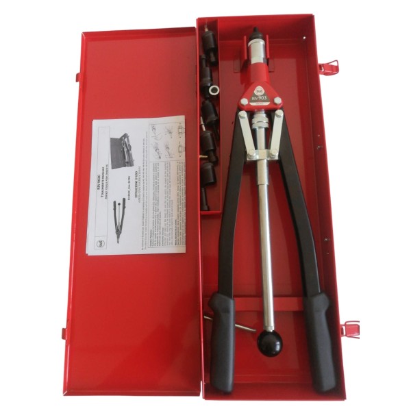 Remachadora manual Rivit riv903c para insertos m3/m10 con caja.